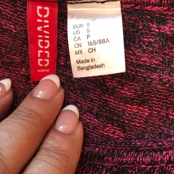 💘H&M DIVIDED Heathered Pink Sweater Top - Picture 5 of 6